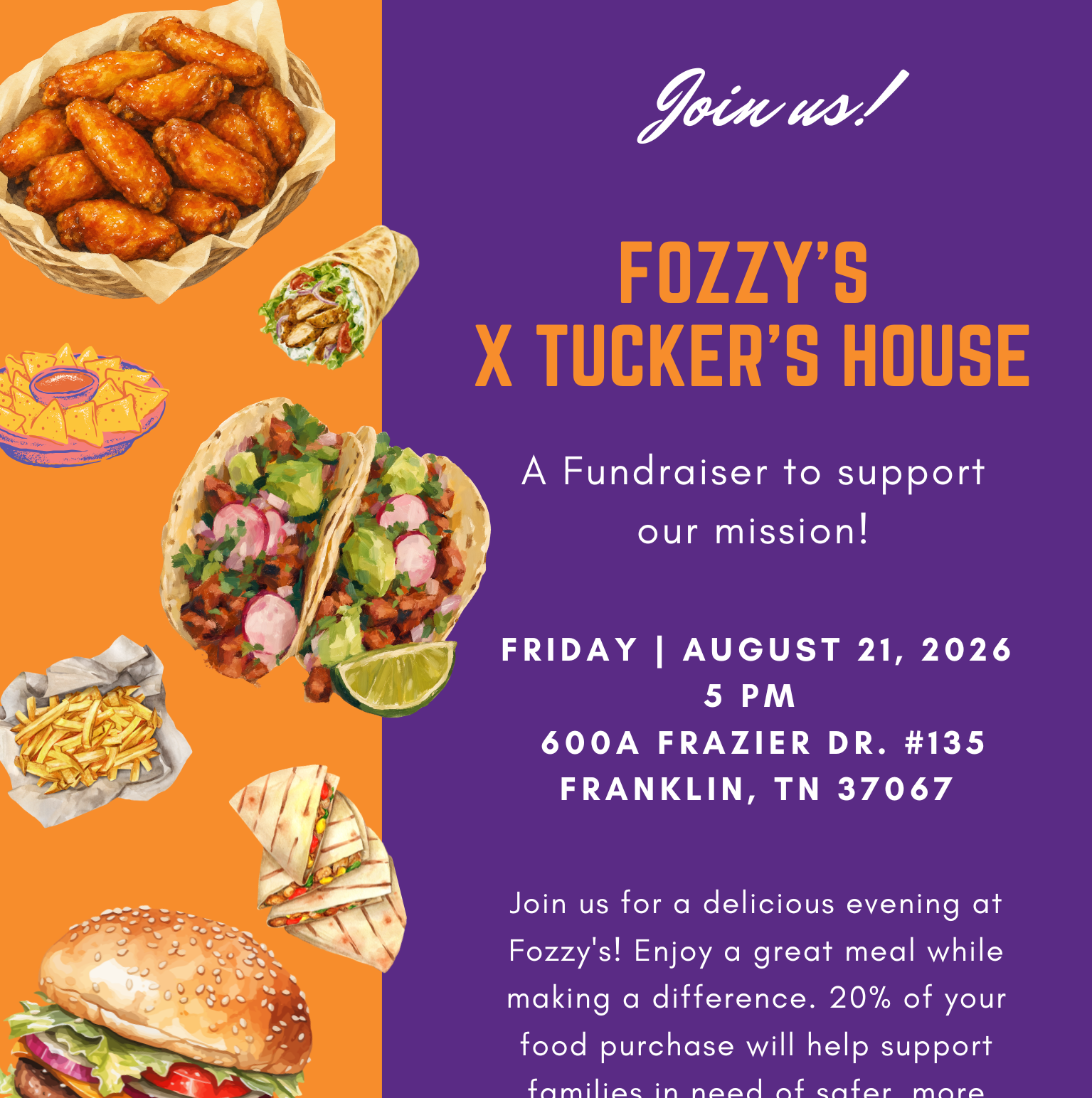 Fozzy's x Tucker's House - logo